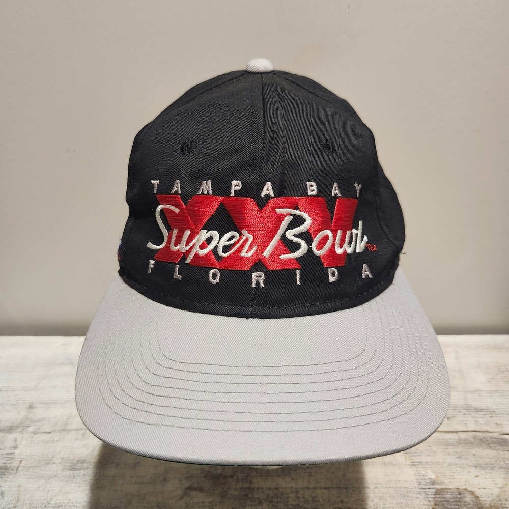 Vintage 1991 Super Bowl XXV 25 Tampa Bay Florida Sport Specialities Snapback Hat